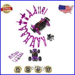 1/16 Metal Upgrade Kit for Hyper GO RC Car Precision Engineered Purple Parts