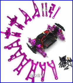 1/16 Metal Upgrade Kit for Hyper GO RC Car Precision Engineered Purple Parts