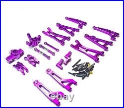 1/16 Metal Upgrade Kit for Hyper GO RC Car Precision Engineered Purple Parts
