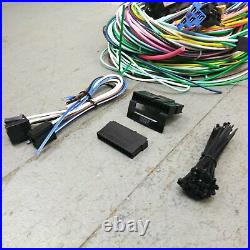1932-1955 Jeep Willys Under Dash Wire Harness 12V Conversion Upgrade Kit 15 Fuse