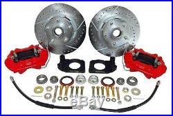 1968-73 Ford Mustang Disc Brake Conversion Kit Deluxe Kit With Upgrades