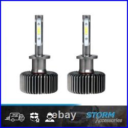 2 H1 Canbus Error Free Led Headlight Bulbs Upgrade Conversion Kit 56w 6500k