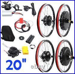 20 48V 1000W E-Bike Front Wheel Electric Bike Kit Electric Bike Conversion Kit