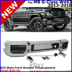 2013-2018 MB W463 G63 G65 Style G-Class Front Bumper Kit Direct Bolt-on B Style