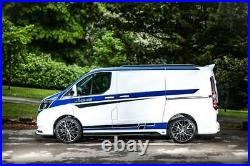 2018+ PLASTIC FORD TRANSIT CUSTOM BODY STYLE KIT Bumpers upgrade conversion