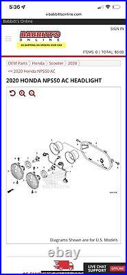 2020 Honda Ruckus Zoomer Scooter Led Headlight Upgrade Kit Conversion 9000 LM