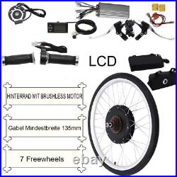 26 LCD Rear Wheel Electric Bike Conversion Kit E-bike Conversion Kit 1000W