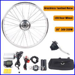 26 Rear Wheel Electric Bike Conversion Kit LCD 36V 350W Motor E-Bike Conversion Kit