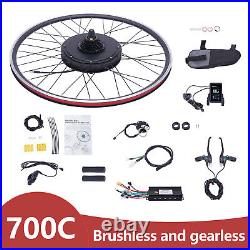 28/29 700C 48V 1000W Brushless Motor E-Bike Conversion Kit Front/Rear Wheel