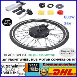 28 36V 800W E-Bike Front Wheel Conversion Kit Conversion Kit Front Engine EBike Kit