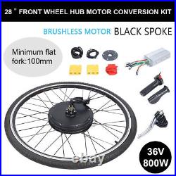 28 36V 800W E-Bike Front Wheel Conversion Kit Conversion Kit Front Engine EBike Kit