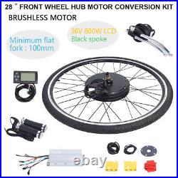 28 36V 800W LCD E-Bike Conversion Kit Electric Bike Front Wheel Conversion Kit