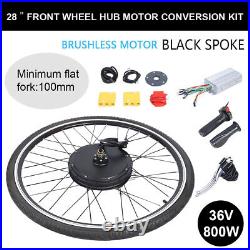 28 36V E-Bike Front Wheel Conversion Kit Electric Bike Motor Conversion Kit