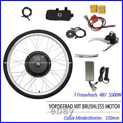 28 48V Electric Bike Front Wheel Conversion Kit E-bike Conversion Kit New