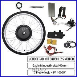 28 48V Electric Bike Front Wheel Conversion Kit E-bike Conversion Kit New