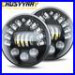 2x-7-Inch-Round-Flat-Headlight-Bulb-Halogen-Conversion-Kit-With-Drl-Upgrade-New-01-meds