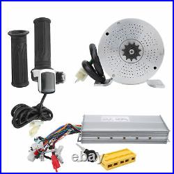 48V 2000W Electric Brush Motor Conversion Upgrade Components Kit For EBicycle