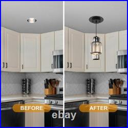 5 and 6 Recessed Can Light Conversion Kit, Fixture Upgrade, Pendant & Hangi