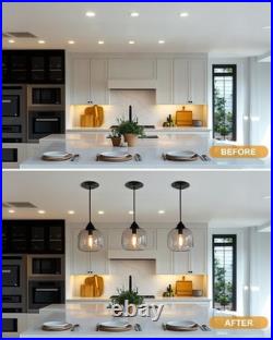 5 and 6 Recessed Can Light Conversion Kit, Fixture Upgrade, Pendant & Hangi