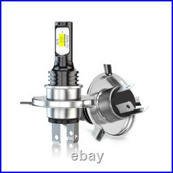 7 Inch Round Flat Headlight Halogen Conversion Kit With H4 Bulb Upgrade New Uk