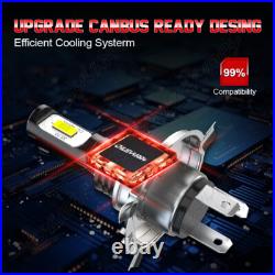 7 Inch Round Flat Headlight Halogen Conversion Kit With H4 Bulb Upgrade New Uk