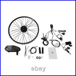 700C LCD Electric Bike Kit Ebike Conversion Kit Front & Rear Wheel e-Bike 36V 250W