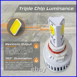 80W 8000LM LED Headlight Kit 9005 HB3 High Beam Bulbs Canbus 6000K 6K White (A)