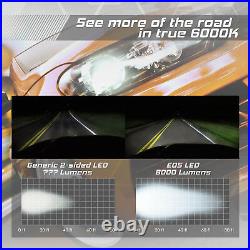 80W 8000LM LED Headlight Kit H4 HB2 9003 Dual Hi/Lo Beam Bulb Canbus 6000K White