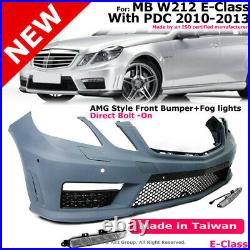AMG E63 Style Front Bumper Kit For Benz 10-13 E Class W212 With Parking Sensor