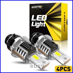 AUXITO 4x D4S LED Headlight Bright Bulbs Kit 6500K White 60000LM HID Upgrade UK