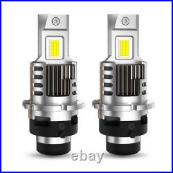 AUXITO D4S LED Headlight Super Bright Bulbs Kit 6500K White 60000LM HID Upgrade