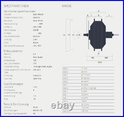 BAFANG E-Bike Conversion Kit 500W 48V Rear Wheel 8/9/10 Conversion RWD IP65 C961 G040