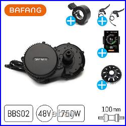 Bafang BBS02B 48V 750W Mid Engine E-Bike Conversion Kit MM G340.750 100mm Wide