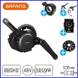Bafang BBSHD 48V 1000W Mid Engine E-Bike Conversion Kit for 100mm Wide Pedal Bearings