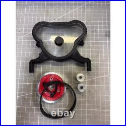 Belt Drive Conversion Kit for Crossrc EMO XX 1/6 RC Crawler, Silent Upgrade