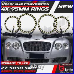 Bentley Supersport Smd Led Headlight Ring Conversion Drl White Facelift Rings