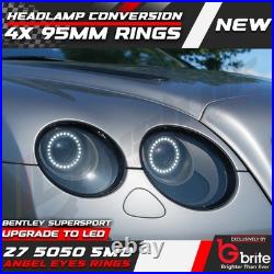 Bentley Supersport Smd Led Headlight Ring Conversion Drl White Facelift Rings