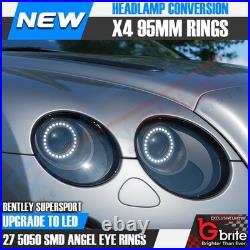 Bentley Supersport Smd Led Headlight Ring Conversion Drl White Facelift Rings