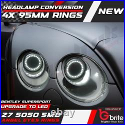 Bentley Supersport Smd Led Headlight Ring Conversion Drl White Facelift Rings