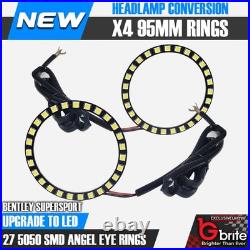 Bentley Supersport Smd Led Headlight Ring Conversion Drl White Facelift Rings