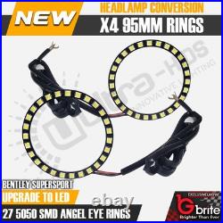 Bentley Supersport Smd Led Headlight Ring Conversion Drl White Facelift Rings