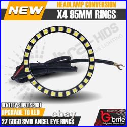 Bentley Supersport Smd Led Headlight Ring Conversion Drl White Facelift Rings