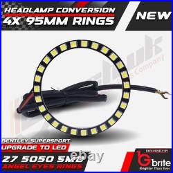 Bentley Supersport Smd Led Headlight Ring Conversion Drl White Facelift Rings
