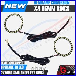 Bentley Supersport Smd Led Headlight Ring Conversion Drl White Facelift Rings