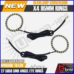 Bentley Supersport Smd Led Headlight Ring Conversion Drl White Facelift Rings