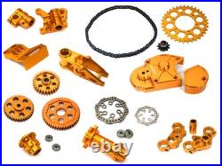 Billet Machined Alloy Conversion Kit Combo D for Losi 1/4 Promoto-MX Motorcycle