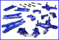 Blue CNC Machined T3 Suspension Upgrade Kit for 1/10 Stampede 4X4 & Slash 4X4