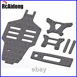 Carbon RC Chassis Conversion Upgrades Kit for Tamiya Top Force EVO 4WD Buggy Car
