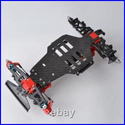 Carbon RC Chassis Conversion Upgrades Kit for Tamiya Top Force EVO 4WD Buggy Car