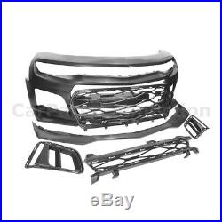 Chevy Camaro 16-18 ZL1 Style Front Bumper Cover with Badgeless Grille Upper Insert